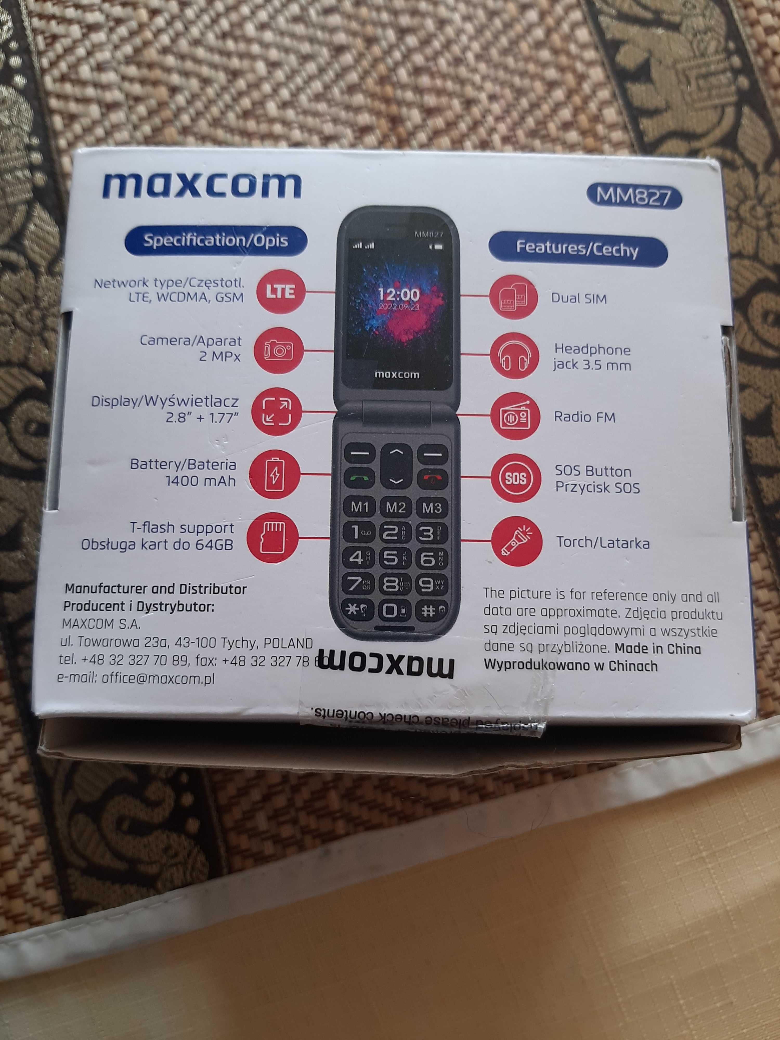 Telefon Maxcom MM827