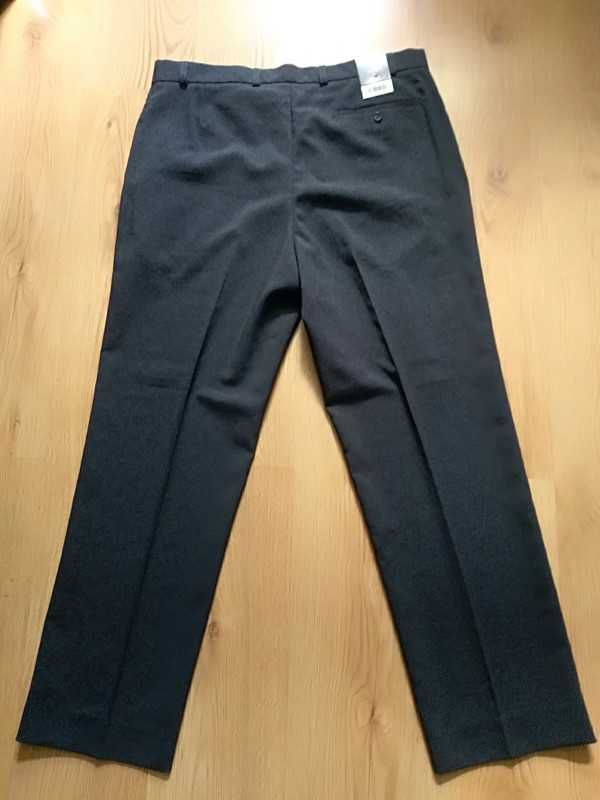 Nowe spodnie F&F w38 L 31 XL grafitowe eleganckie galowe wyjściowe