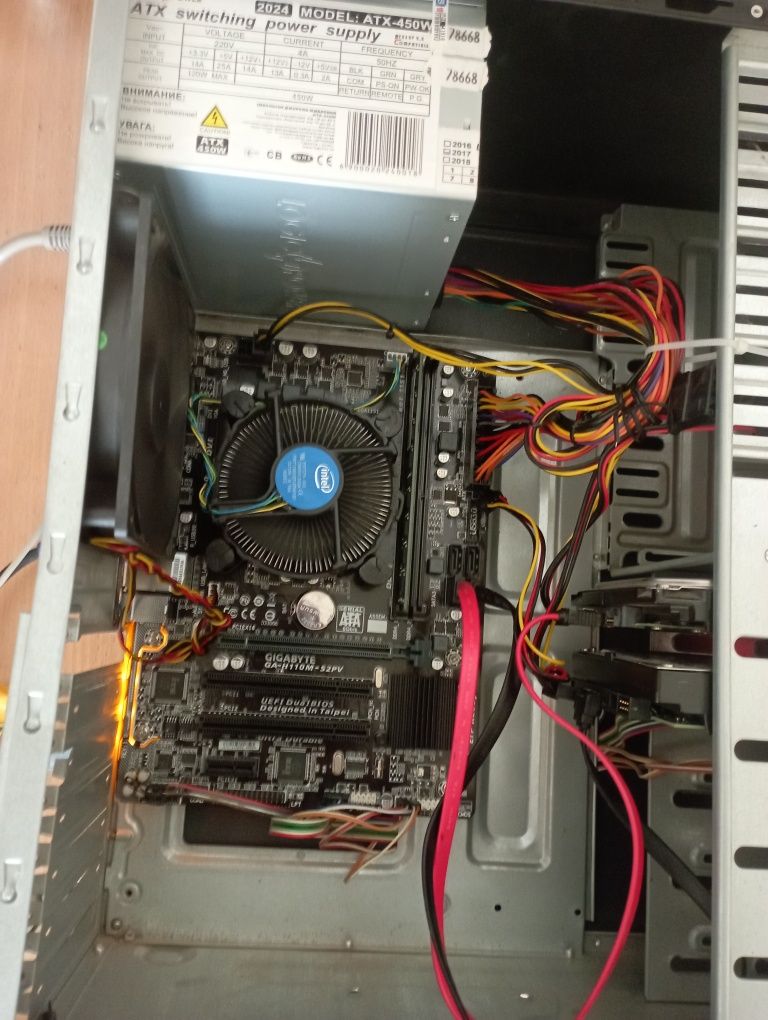 Системный блок core i3 6100 s1151 8gb ddr4
