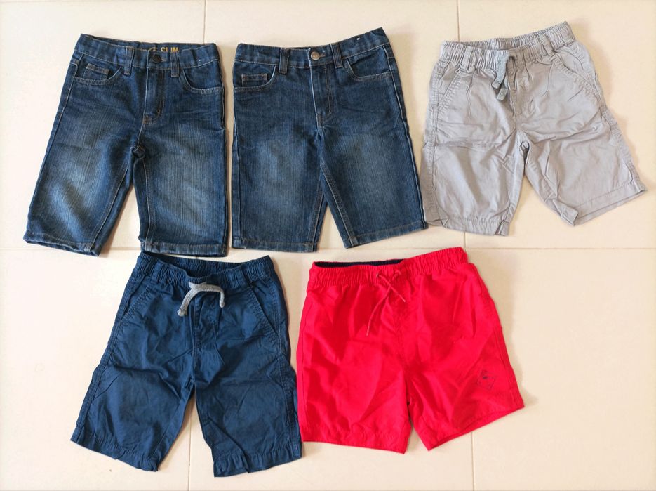 Lote de 5 Calções para Rapaz (5-6 anos)