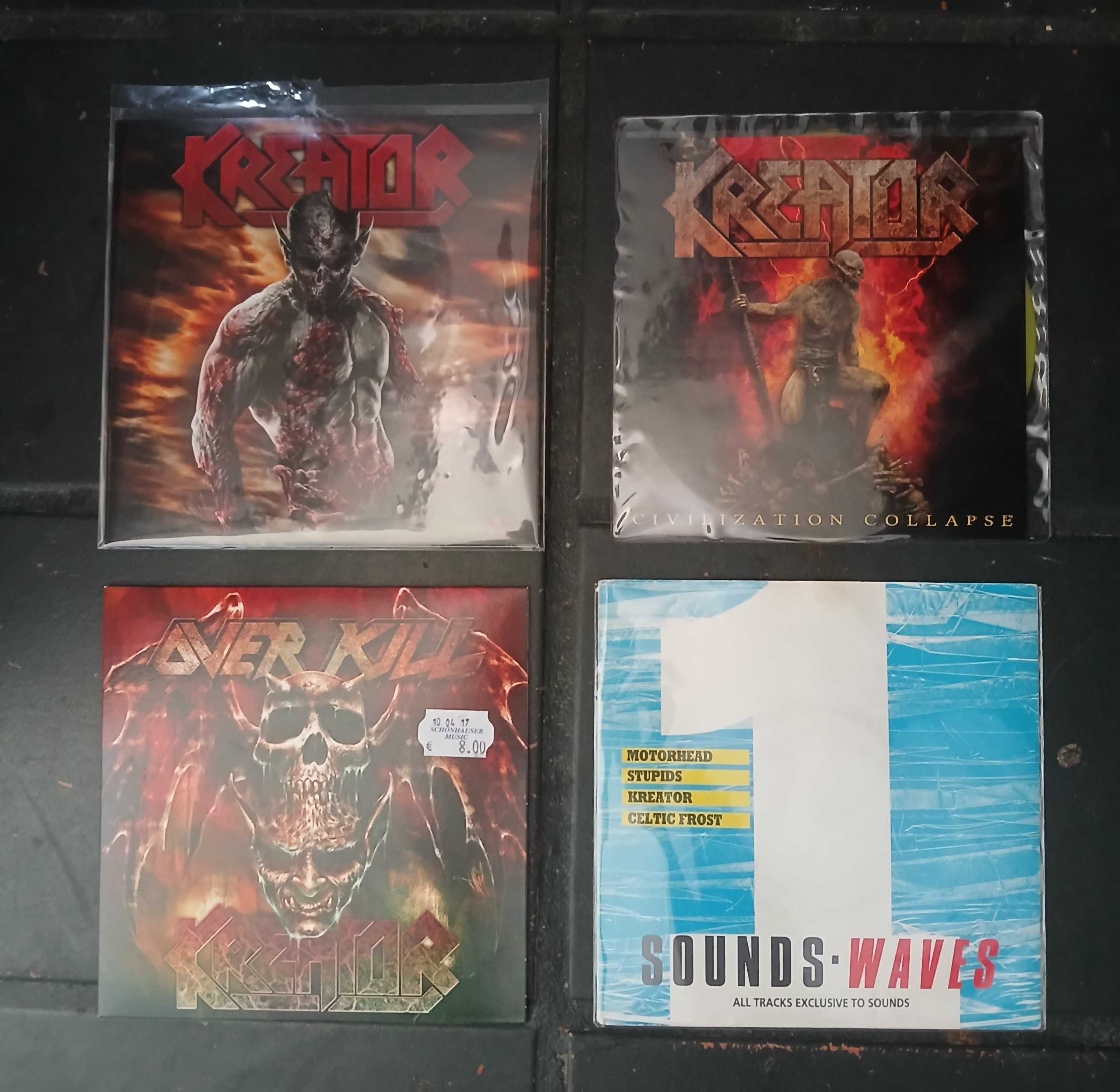 THRASH Metal 7" Vinil:Acid Reign, Anthrax, Kreator, Megadeth, Overkill