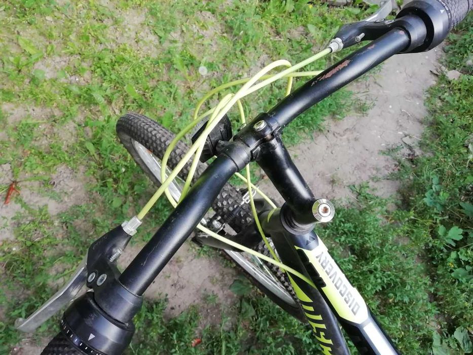 Велосипед 27.5" Discovery Amulet, чорно-жовтий (матовий)