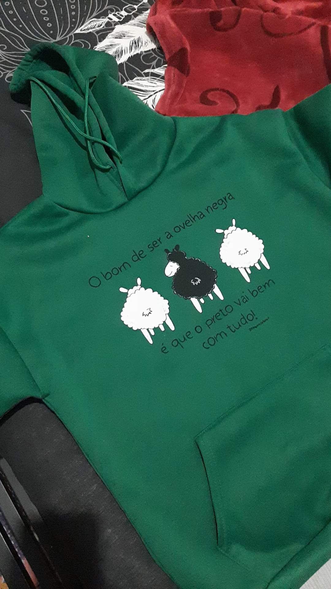 Sweatshirt personalizada com pintura em tecido vários desenhos diferen