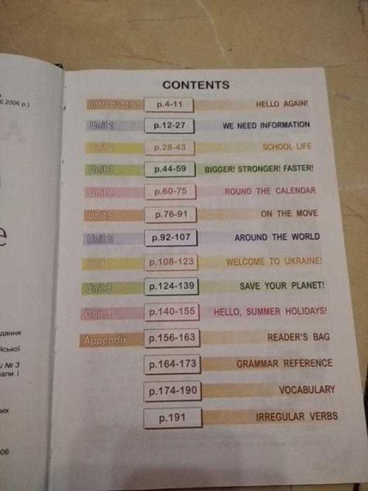 Набір піручників 6 кл