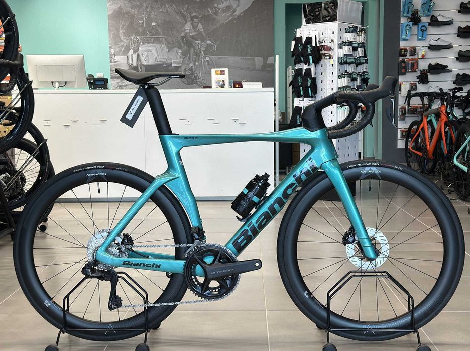 Rower szosowy Bianchi Oltre Comp Celeste Shimano Ultegra Di2 2x12