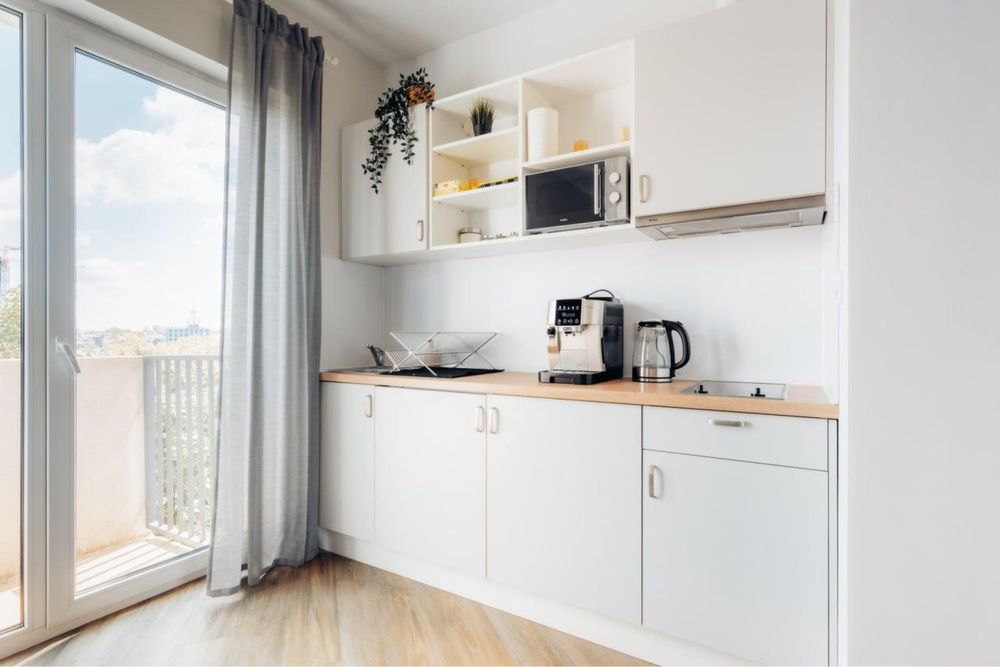 Apartament do doby- maks 3 osoby- Wroclaw- Balkon - Winda-
