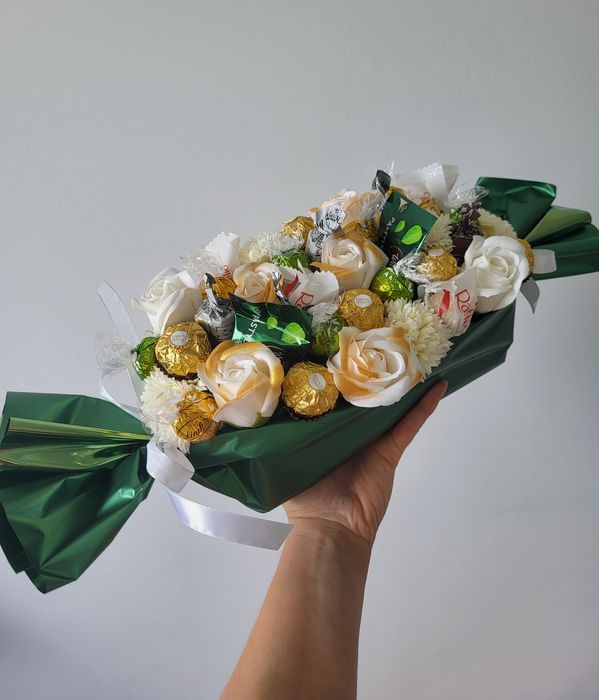 Bukiet z cukierków, wesele, ślub, prezent