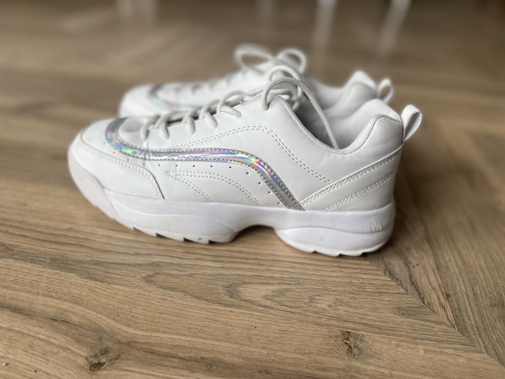 Białe buty damskie 38 Sneakersy Primark