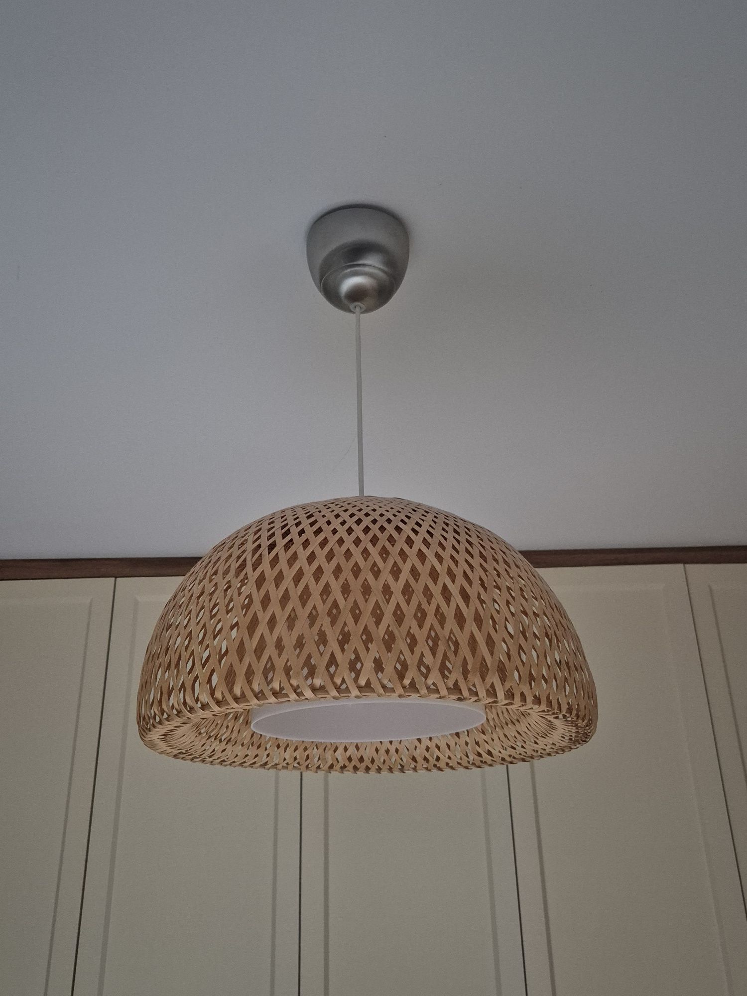 Lampa wisząca BOHO z IKEA.