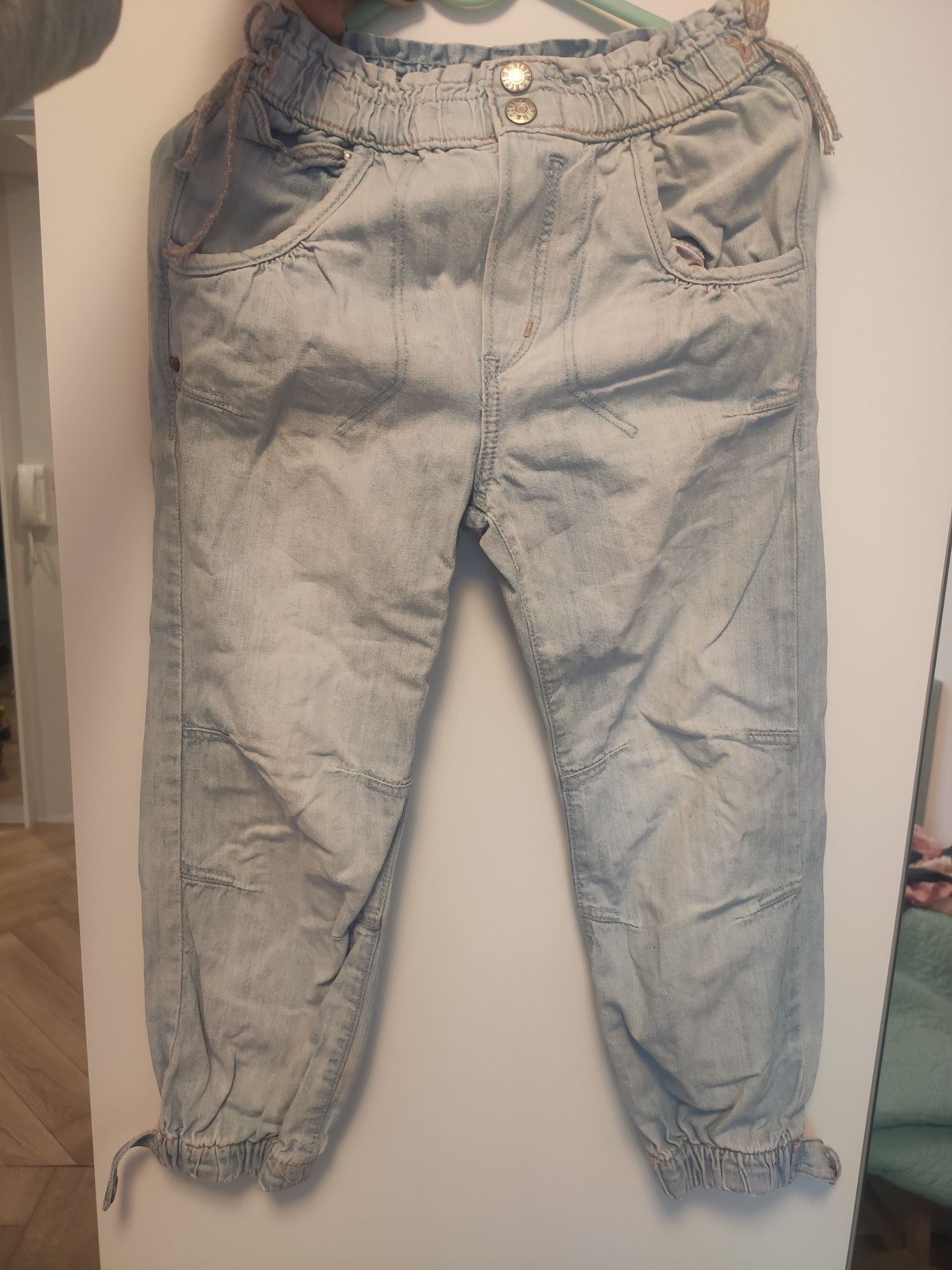 Spodnie dziecięce 110/116 i jeansowe 116/122 nowe i używane