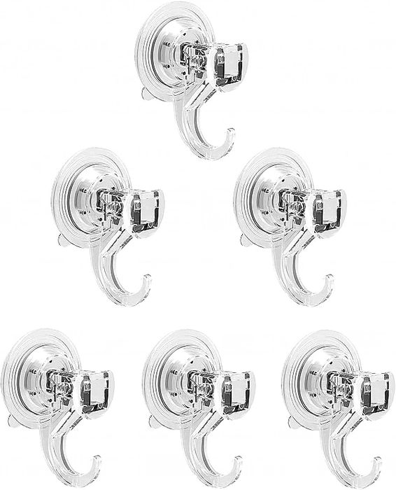 Zestaw Haczyki przyssawki Quntis wieszak ścienny kuchenny łazienkowy d