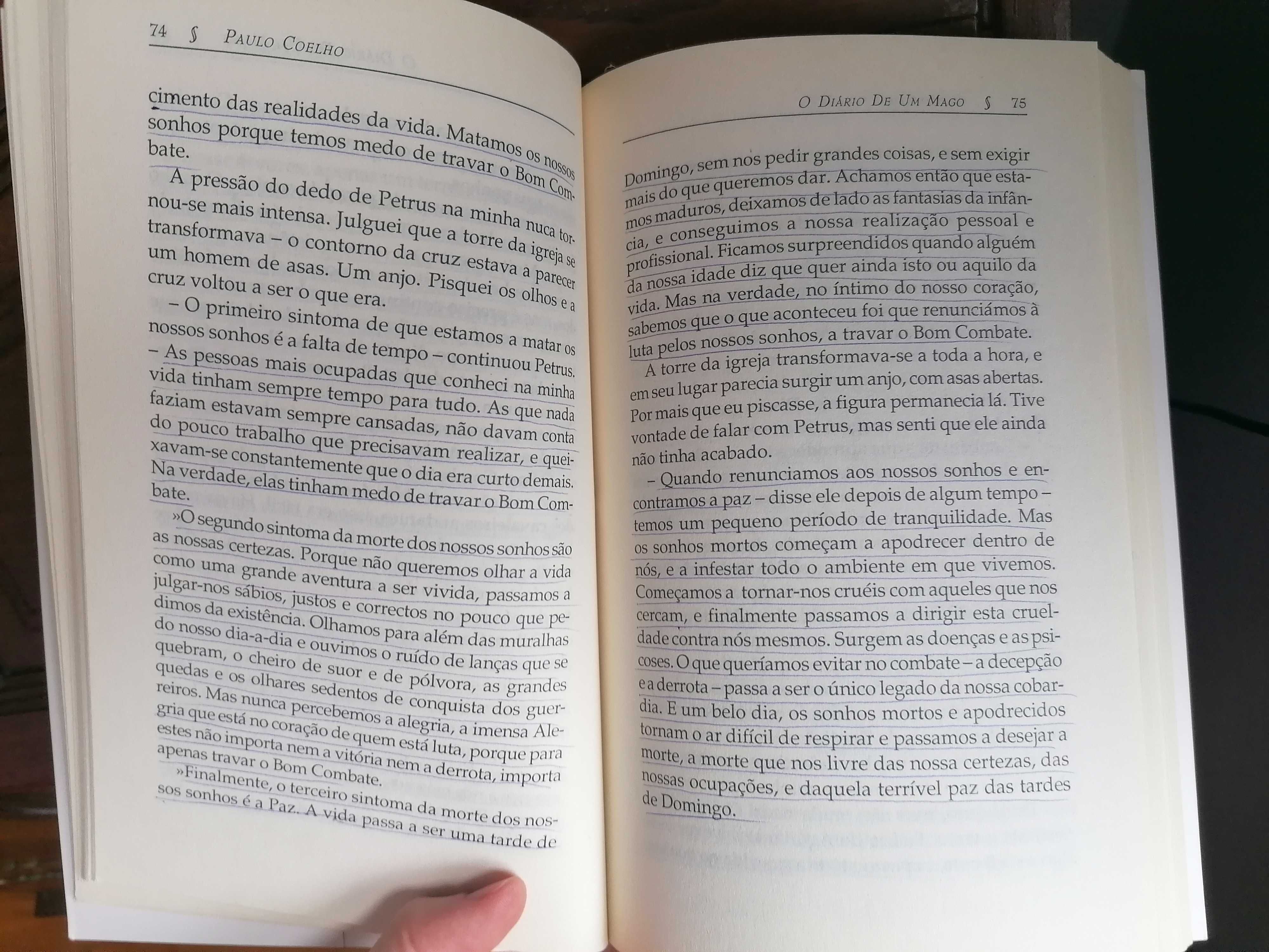 Livro "O diário de um mago" Paulo Coelho