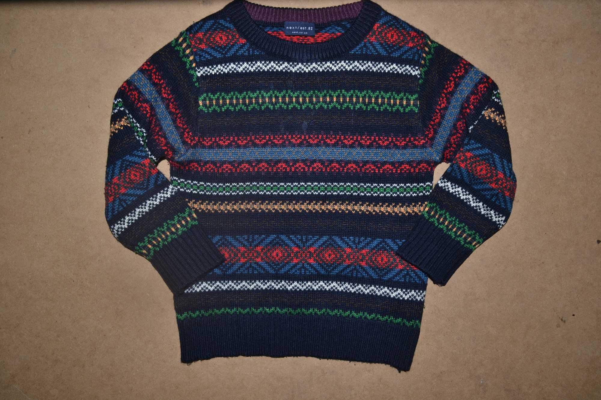 47^ next Świąteczny sweter wzorki 2/3L_98 cm