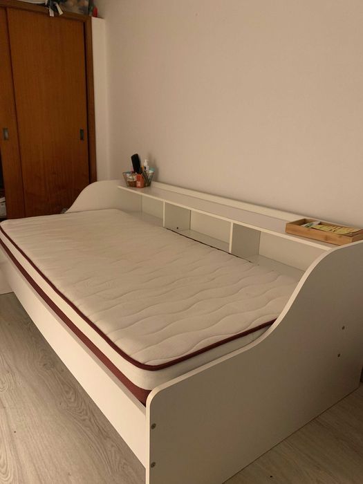 Cama Solteiro IKEA + Colchão