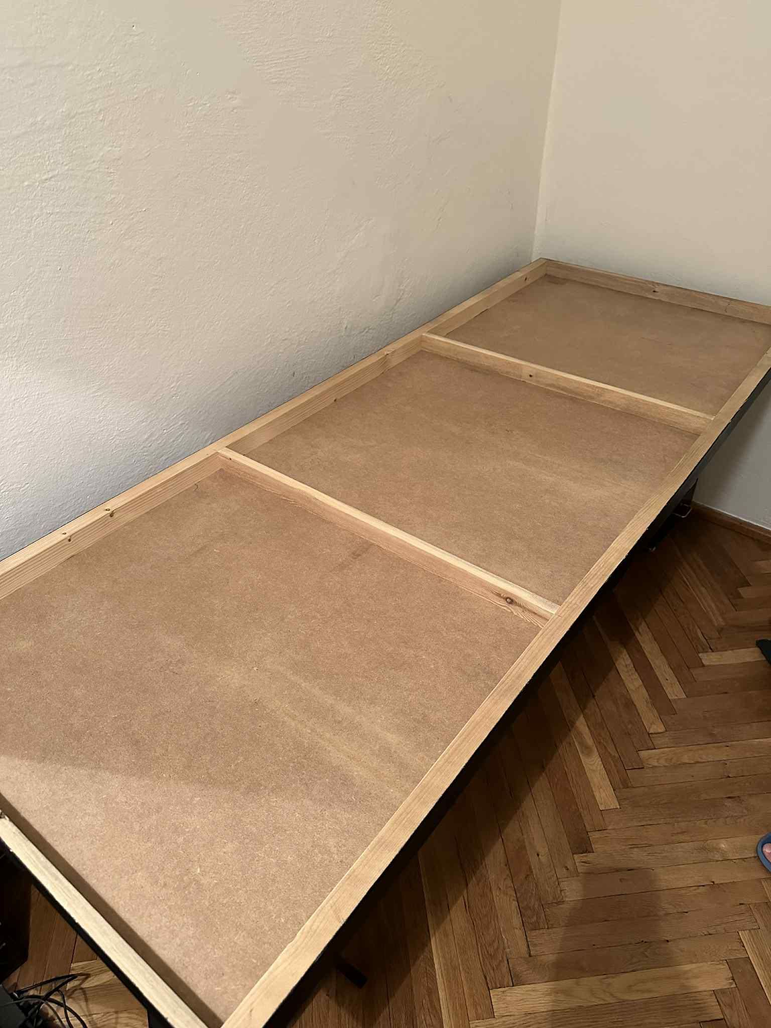 Czarny blat do biurka 200x78