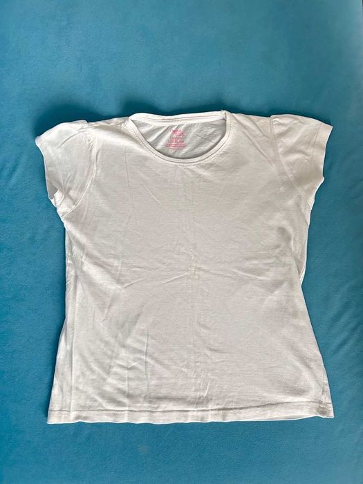 t-shirt biały, rozm.152, 100% bawełna,stan bardzo dobry
