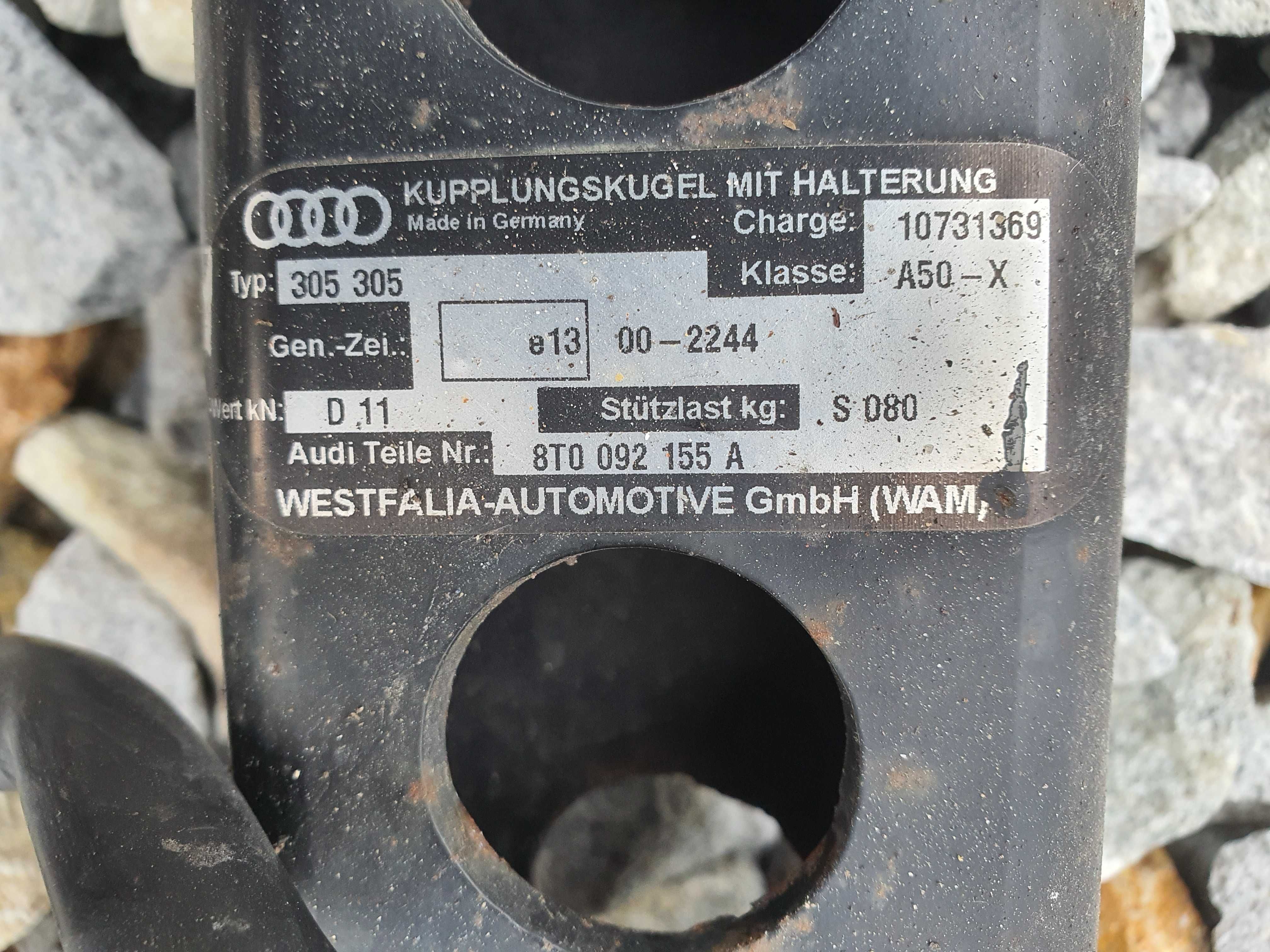 Audi A4 B8 hak holowniczy Westfalia odpinany ORYGINAŁ!!!