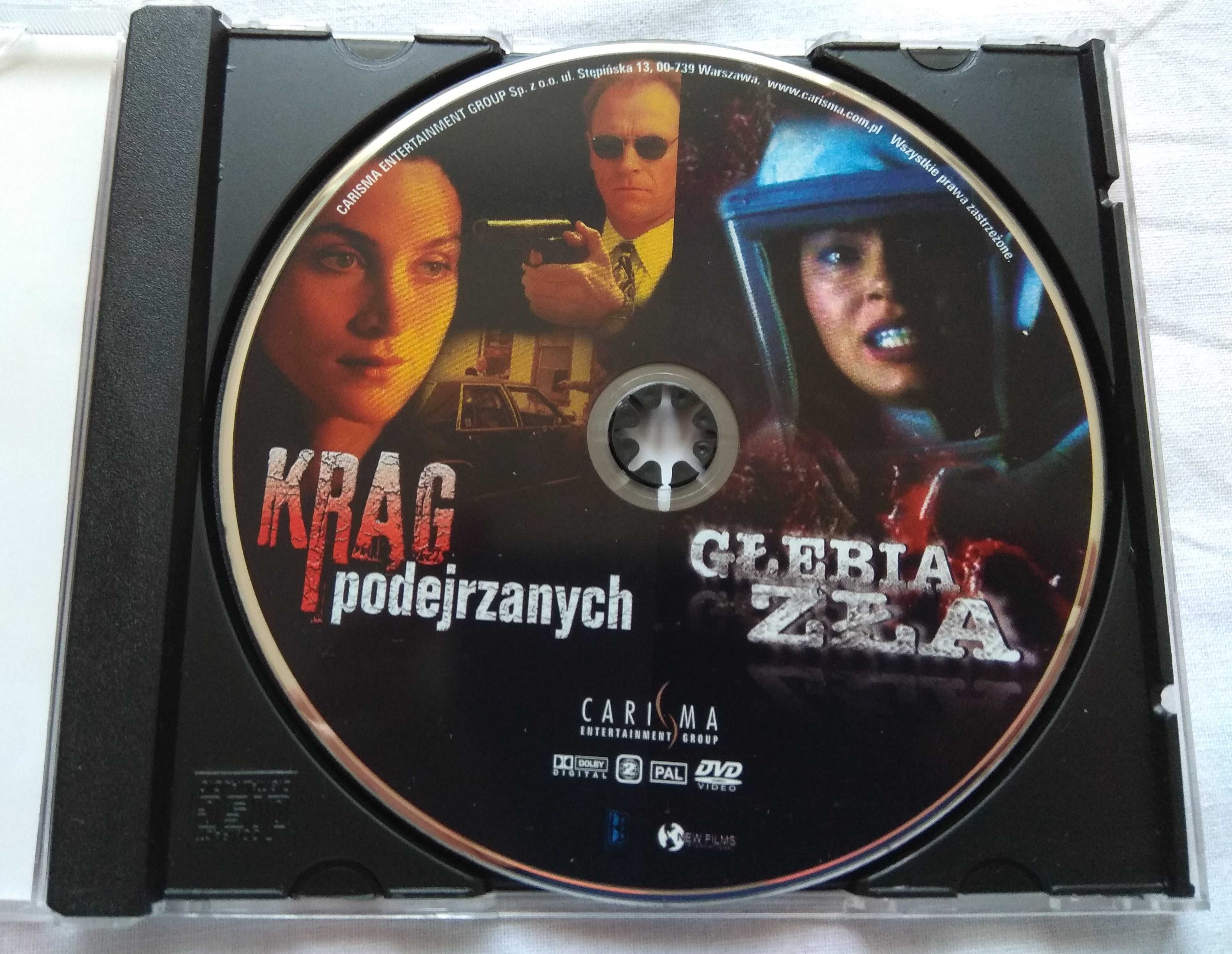 Filmy DVD - Krąg podejrzanych (1992) + Głębia zła (1989)