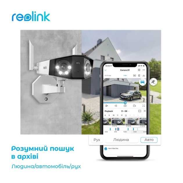 Видеонаблюдения Reolink Duo 2 LTE + солнечная панель