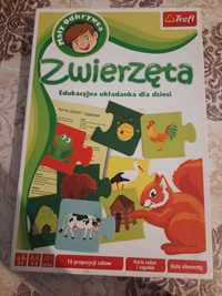 Puzzle dla dzieci 2+ 3+ zwierzęta