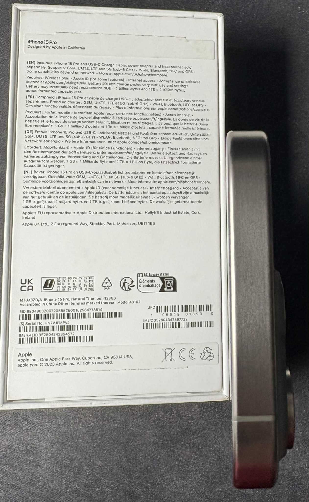 Iphone 15 Pro 128 GB