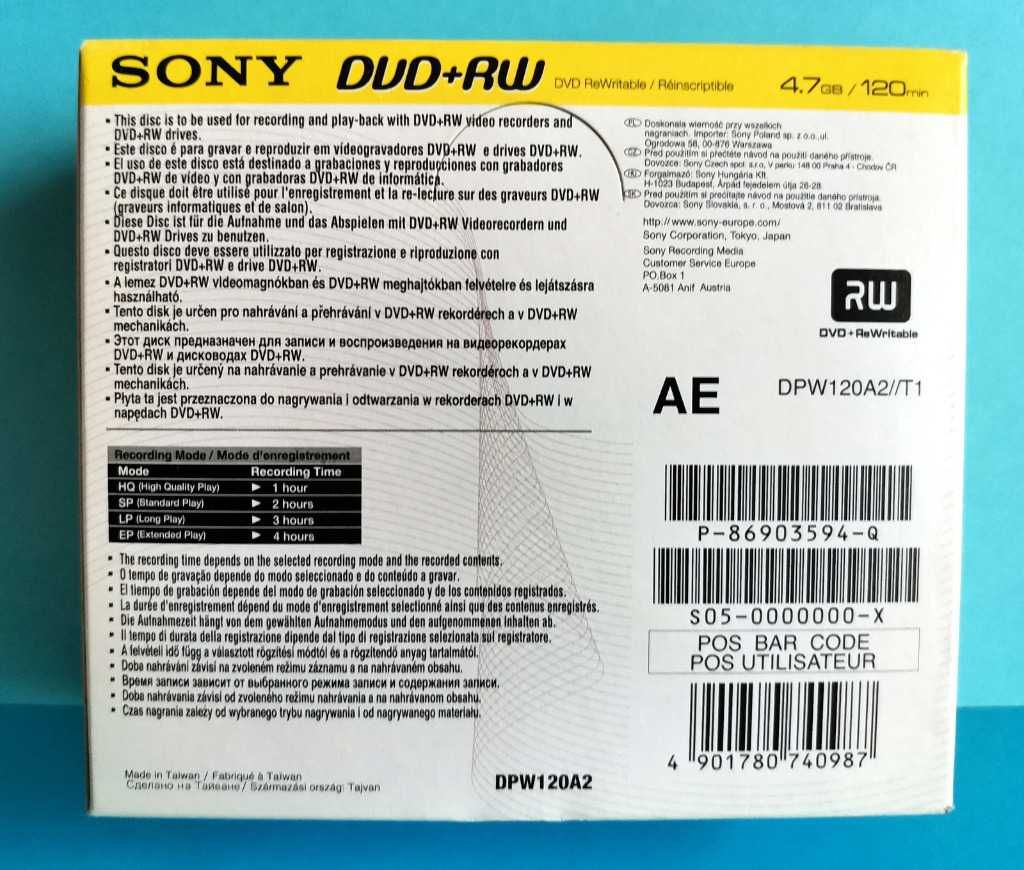 Sony DVD-RW - 5 szt.