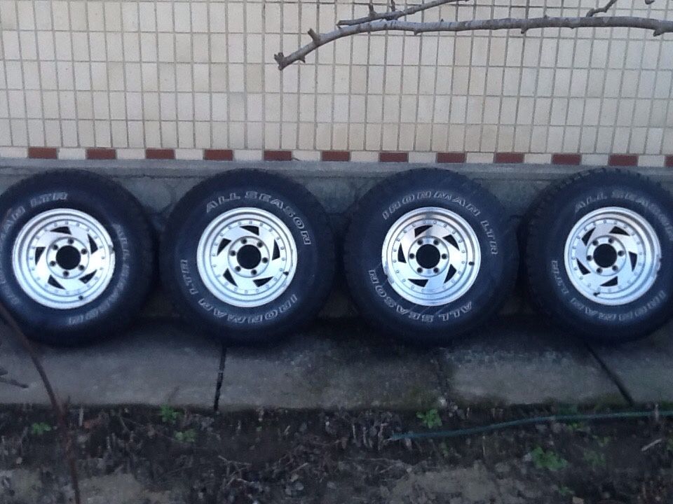PCD6x139,7 R15 7J ET-10 DIA108.1 алюмінієві полірованні диски off-road