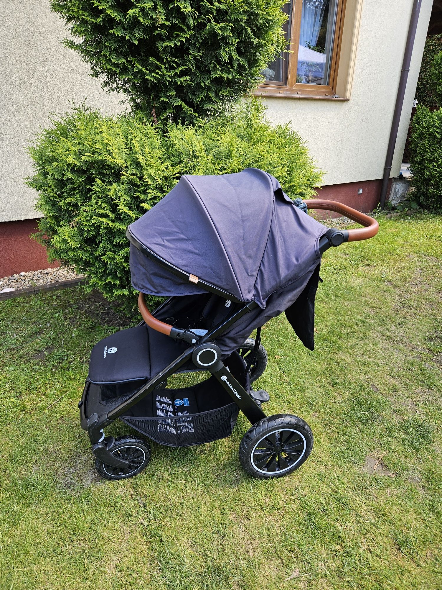 Wózek spacerowy Petite&Mars Air+ Oak Antracithe Blue