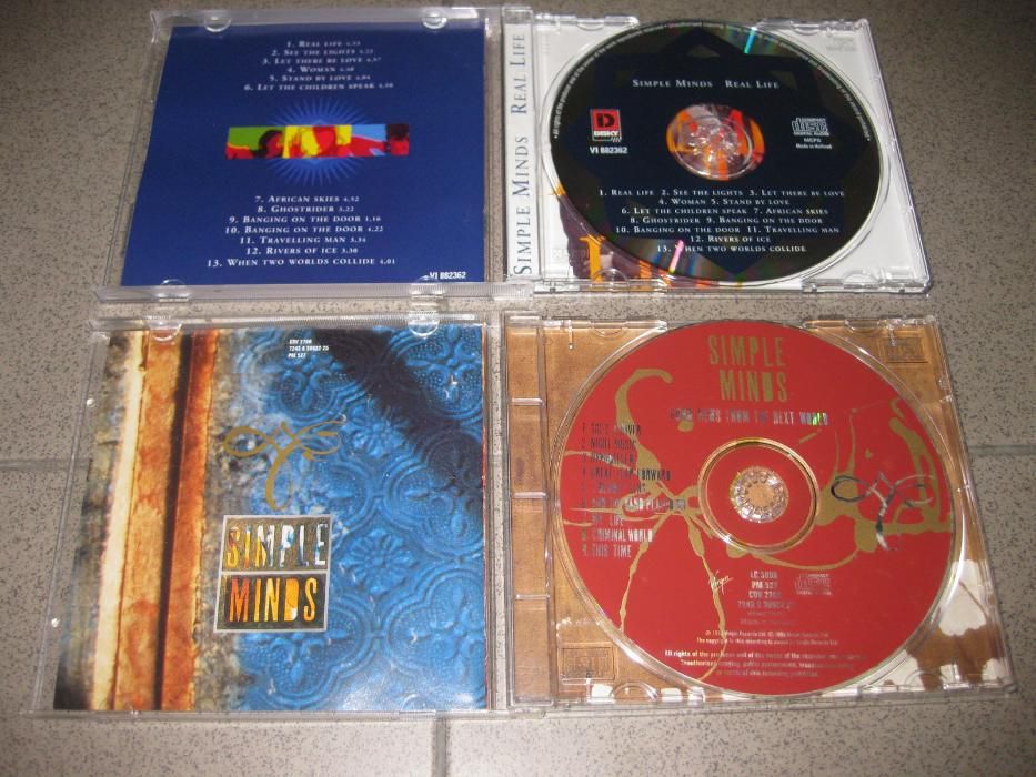 2 CDs dos "Simple Minds" Excelente Estado!