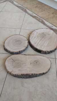 Plastry drewna  suche ozdobne