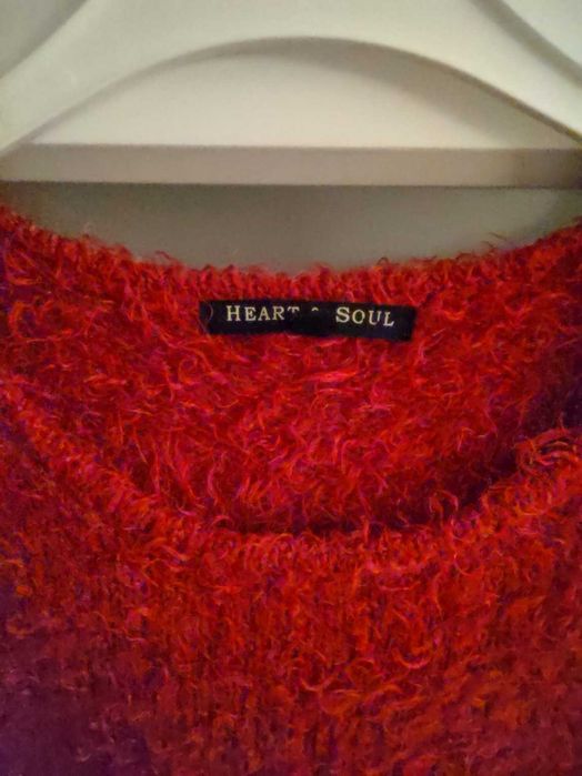 Sweter damski fuksja