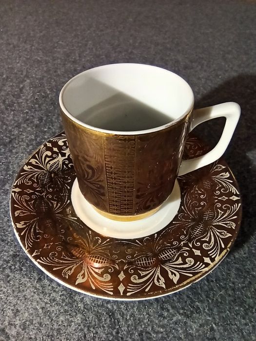 Porcelana Bawaria NEUERER QUALITAT Filiżanka do Mokka Kolekcjonerska