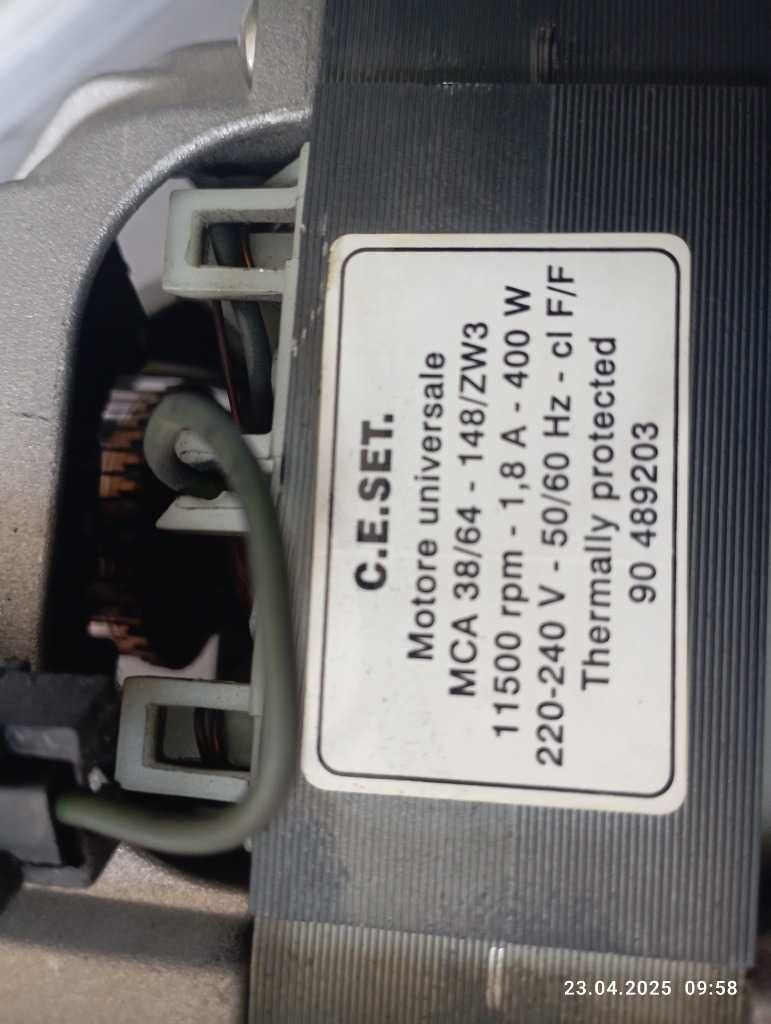 Silnik MCA 38/64-148/ZW3,pralka Candy