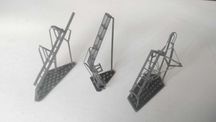 3 drabinki Mirage 2000, F-16, Gripen druk 3D (14K)super detal 1/48.