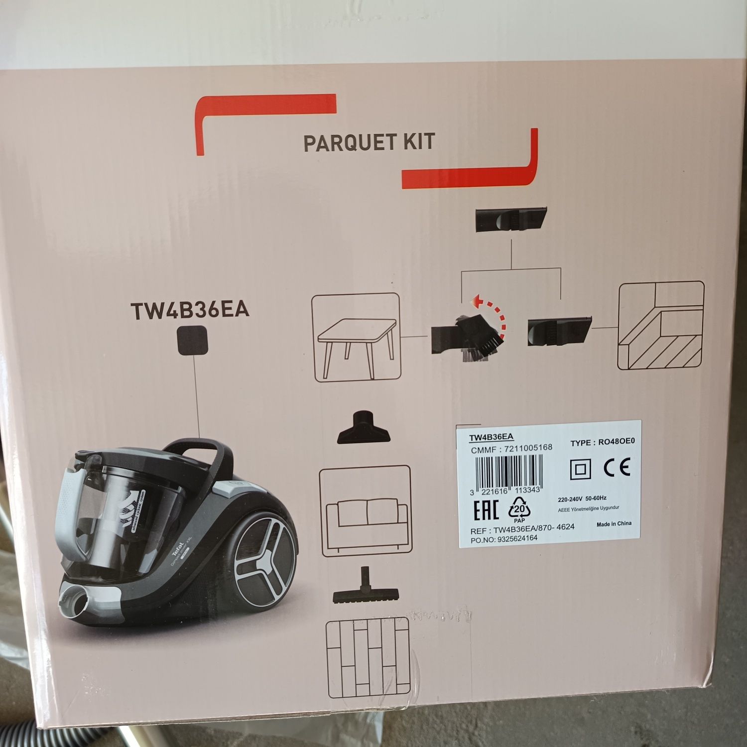 Odkurzacz bezworkowy Tefal Compact Power XXL
