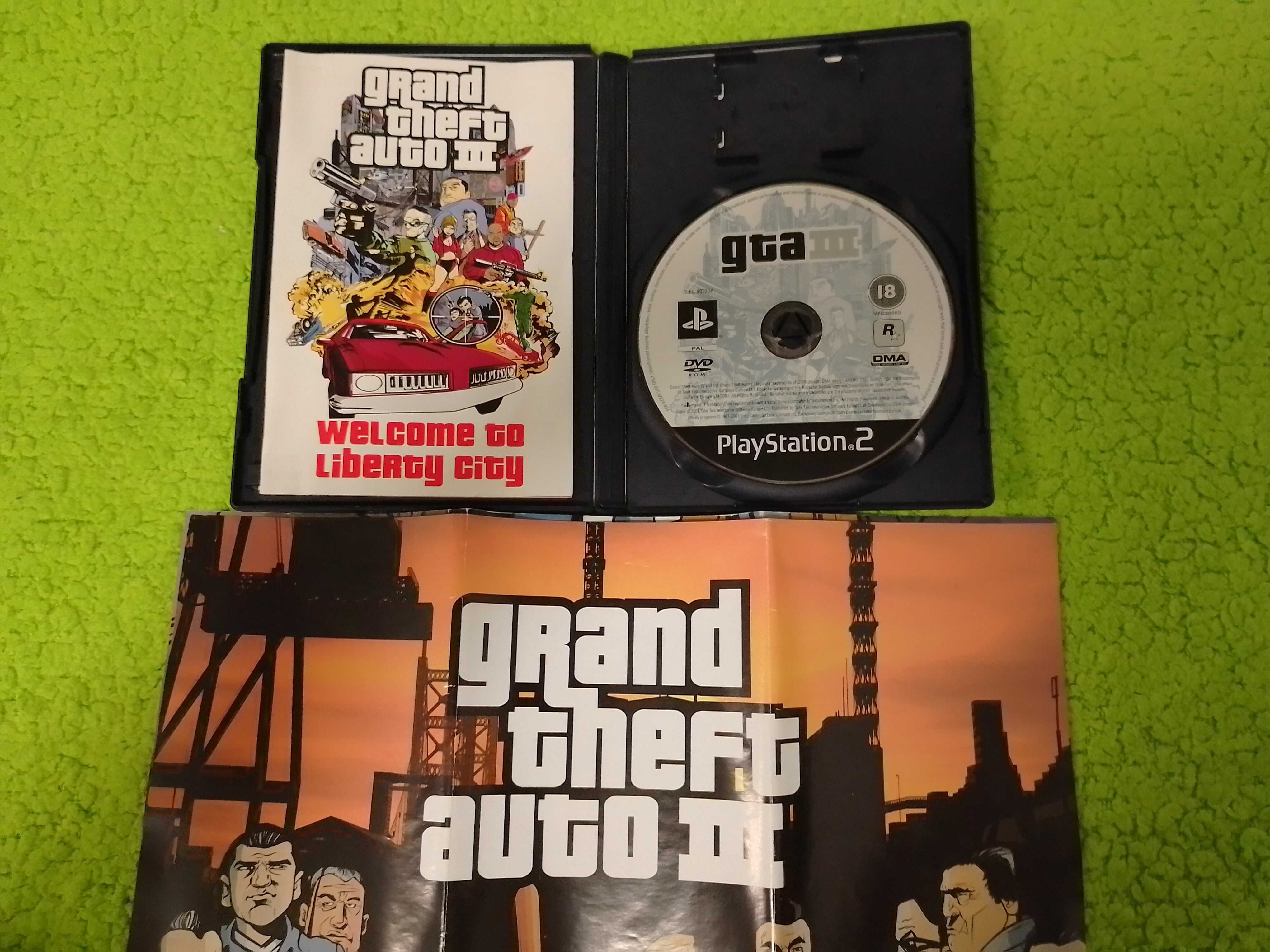 PS2 GTA 3  komplet