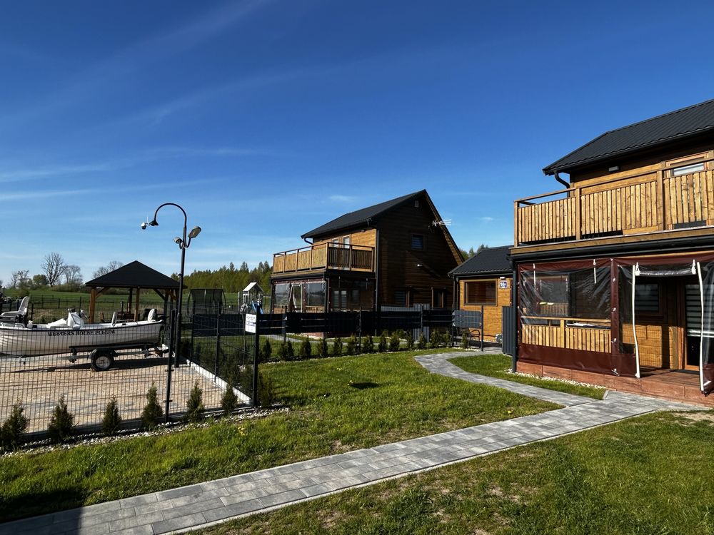 Domki Western House Fuleda Sauna Jacuzzi Kominek