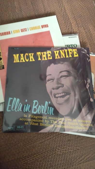Ella and Louis edição Verve
Stan Getz edição Verve
Ella Fitzgerald edi
