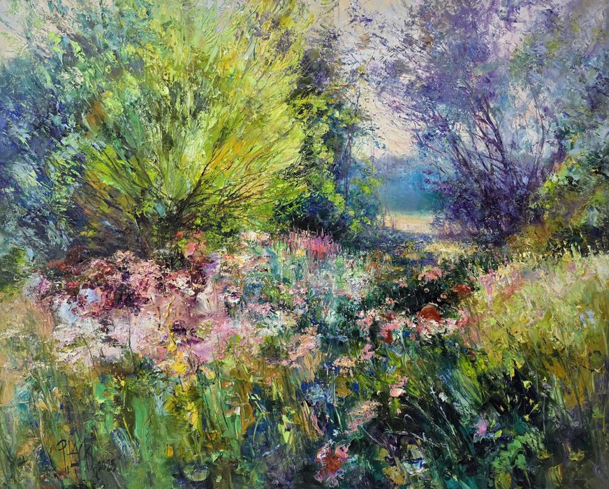 Obraz Olejny Zatrzymany oddech lata - Paweł Łącki