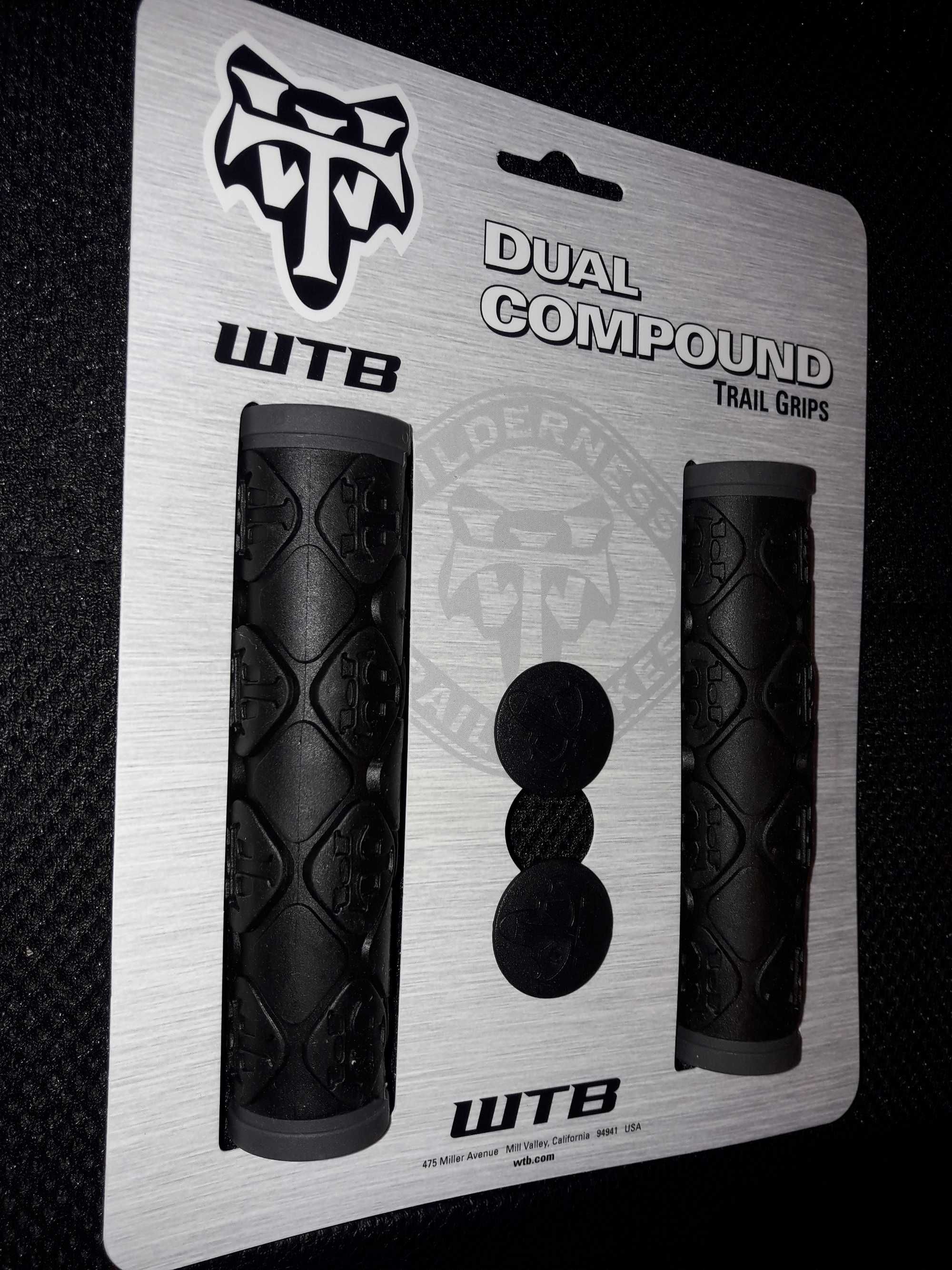 Nowe chwyty WTB DC Trail Grips dł.135mm 90g MTB miękkie