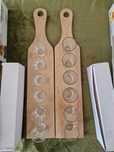 Conjunto de 2 planchas de copos de shots