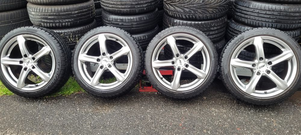 Felgi aluminiowe 17 BMW 5x120 z oponami zima polecam