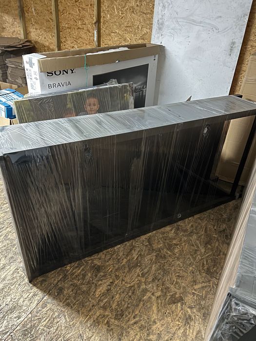 2 szafy regały czarne 6 półek