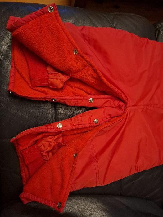 Ocieplane,  nieprzemakalne spodnie Baby na szelki rozmiar 80