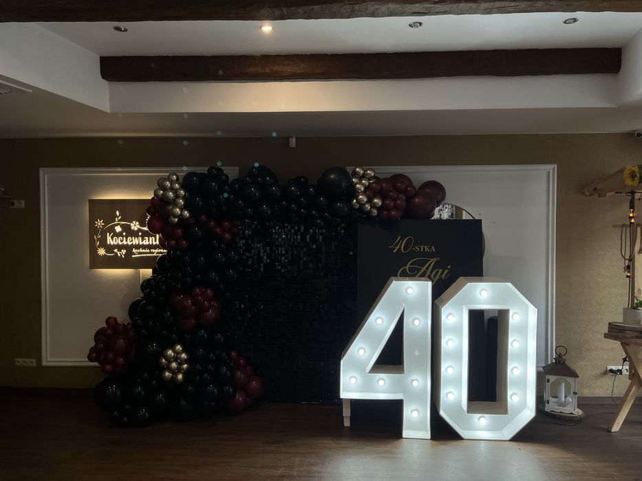 Ścianka dekoracyjna/Ścianka balonowa/Wystrój sali/Kwiaty/Ścianki zdj