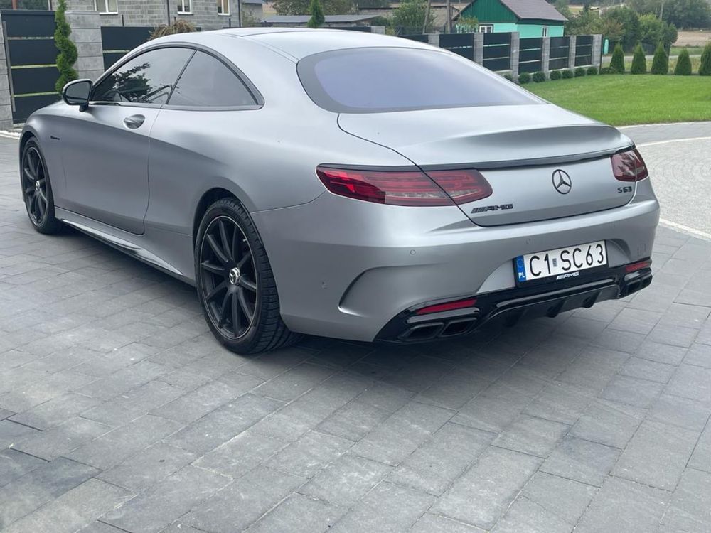 Mercedes Benz s63 Amg 585 km program 650 km wydech PL salon zamiana