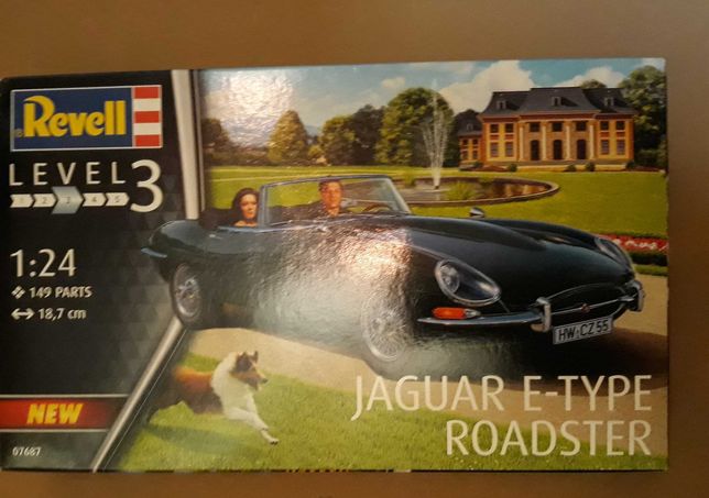 Revell 07687 Jaguar E-Type Roadster Skala: 1:24