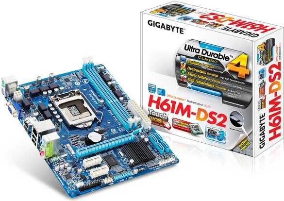 Płyta główna Gigabyte GA-H61M-DS2 Socket 1155 DDR3 16GB obsługa I7,I5