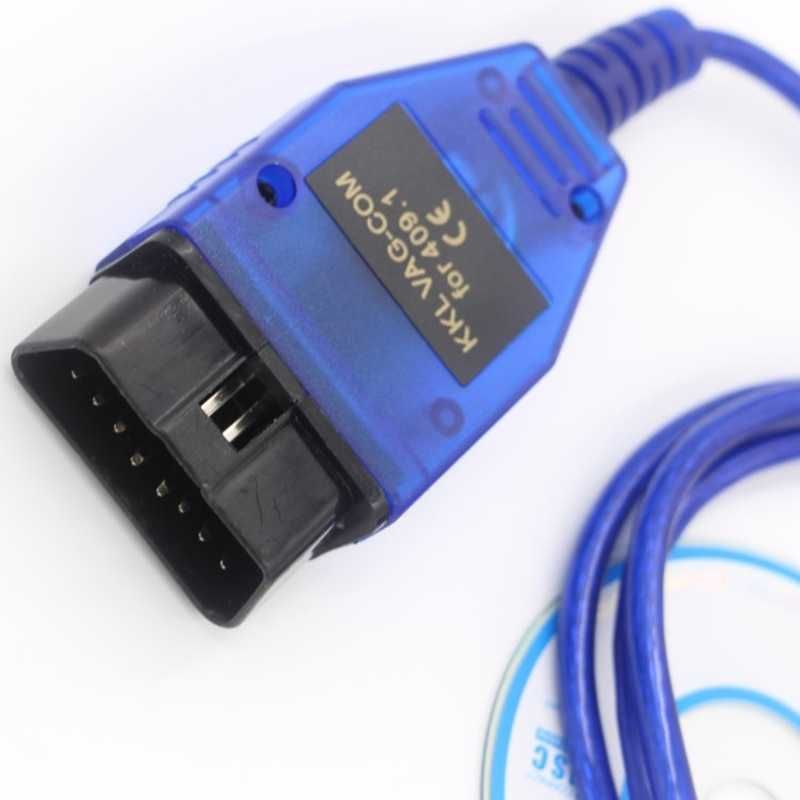 Автосканер K-Line адаптер KKL USB VAG-COM 409.1+RU прог! FTDI (ELM327)