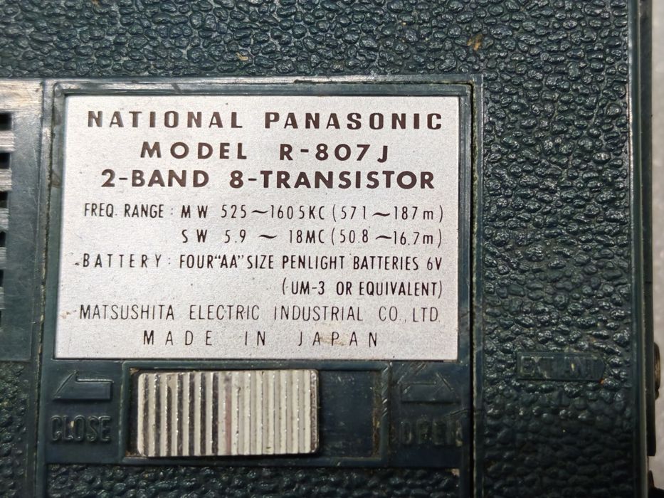 Stare radio Panasonic R-807j antyk zabytek vintage retro